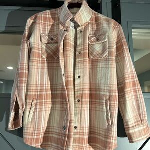 Shacket Cozy Plaid Shirt Jacket for Kids size 12 Size (youth Large)